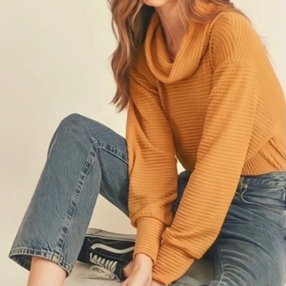 NWT Free People Canyon Moon Juicy Split Back Long Sleeve XS